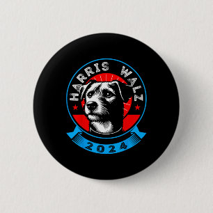 Wheimer 2024 Lustiger Hund Wahl Kamala Harris Tim Button