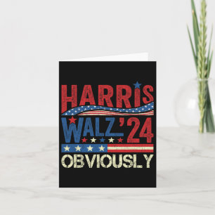 Wheimer offensichtlich! Harris Waltz Wahl 2024 1 Karte