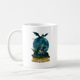 When Cardio Meets Extinction | Funny Dinosaur Kaffeetasse