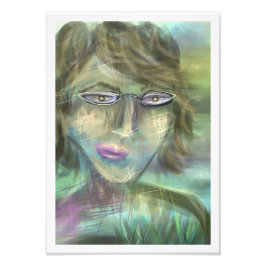 When Earth Speaks ~ Modern Feminine Portrait Fotodruck