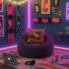 When Hell Freezes Over I'll Ski There Too Ember Kissen