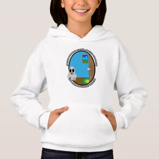 When One Door Closes Another Opens House haunted Hoodie (Vorderseite)