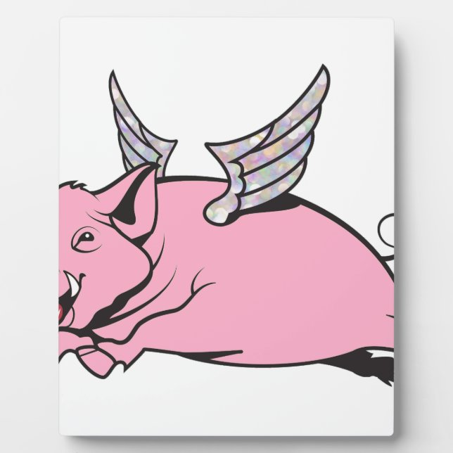 when pigs fly fotoplatte (Vorderseite)