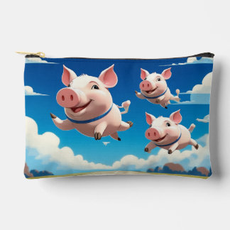 When Pigs Fly Funny Winged Pigs Zubehörtasche