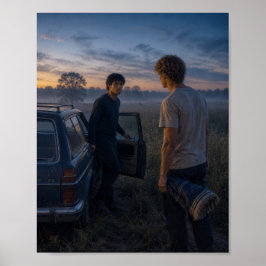 When We Pulled Over | Schwules Kunstprojekt Poster