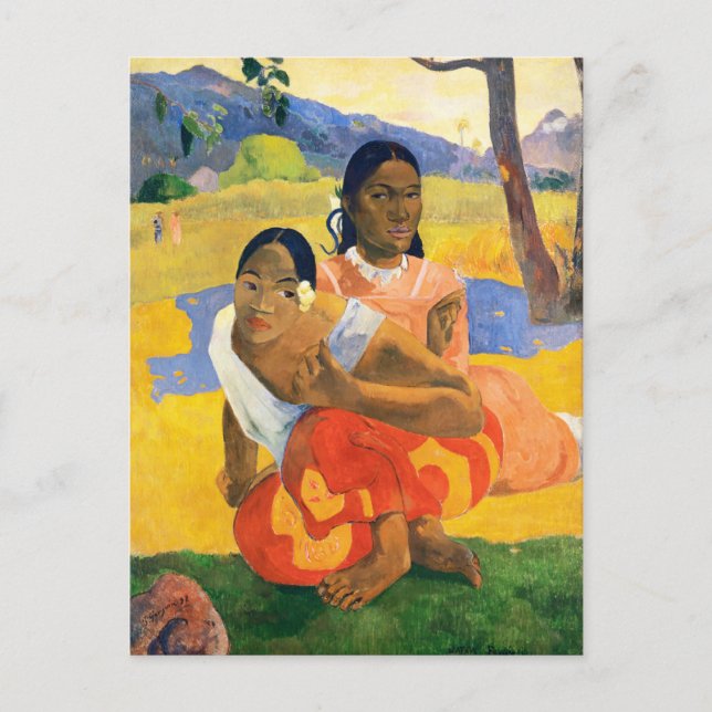 When Will You Marry? Paul Gauguin Postkarte (Vorderseite)