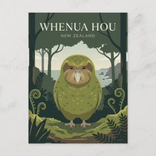 Whenua Hou (Codfish Island) Neuseeland Postkarte