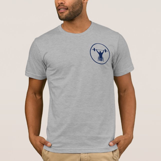 Wheout Workout Blue Gray No BG T - Shirt (Vorderseite)