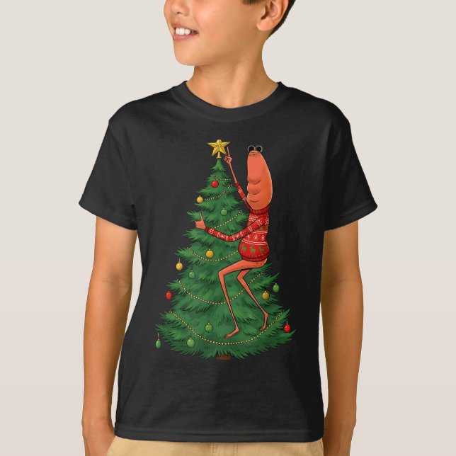Where Is Jimbo James Marcus The Worm Christmas  T-Shirt (Vorderseite)