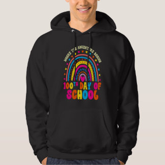 Where The Adventure Begins 100th Day of School Kid Hoodie