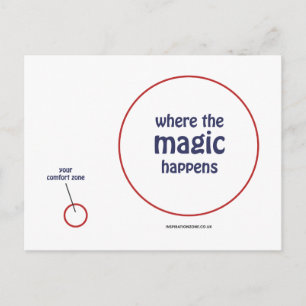 'Where The Magic Happens' Postkarte