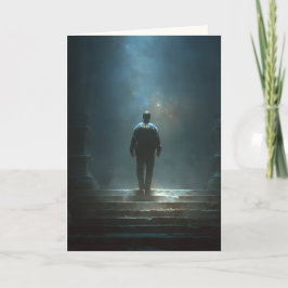 "Where the Stars Salute" Sympathy Card Karte