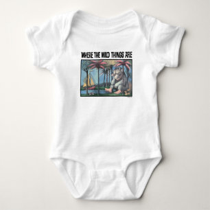 Where The Wild Things Are   Buchcover Baby Strampler