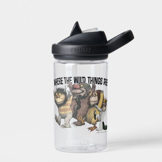 Where the Wild Things Are Characters & Logo Trinkflasche (Links)