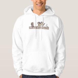 Where the Wild Things Are Charaktere auf Logo Hoodie
