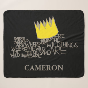 Where the Wild Things Are Fügen Sie Ihren Namen Sherpadecke