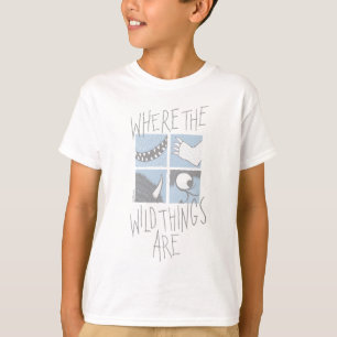Where The Wild Things Are Quadratisches Grafikde T-Shirt