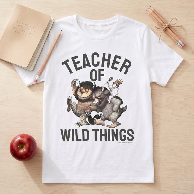 Where the Wild Things Are Teacher of Wild Things  Tri-Blend Shirt (Von Creator hochgeladen)