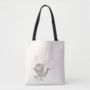Where the Wild Things Are Zitat - Pink Tasche