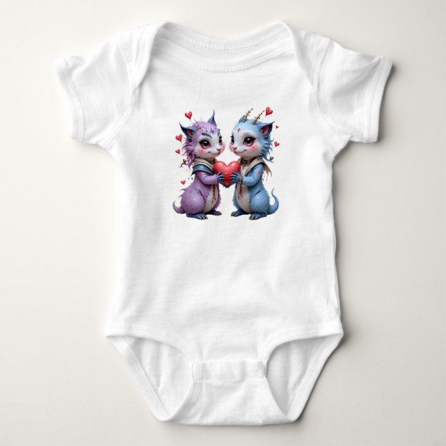 Where Two Souls Choose Forever  Baby Strampler (Vorderseite)