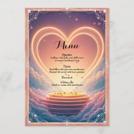 Where Two Souls Choose Forever  Menükarte