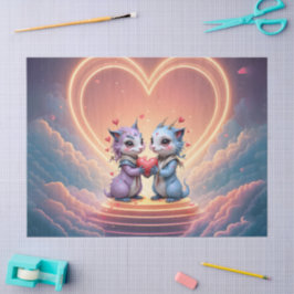 Where Two Souls Choose Forever  Seidenpapier