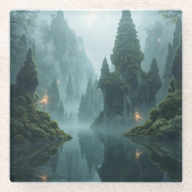 Where Winged Spirits Wander Glasuntersetzer (Vorderseite)