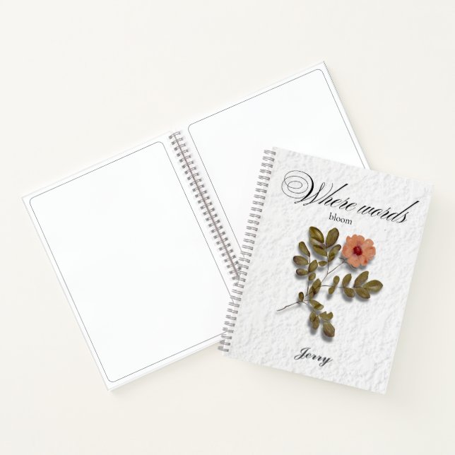 Where Words Bloom – Personalized Writing Journal (Intérieur)
