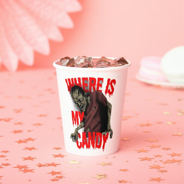 Where's My Candy  Pappbecher (Insitu)