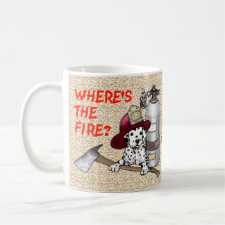 Wheres the Fire Firefighter Tasse