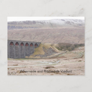 Whernside und Ribblehead Viadukt Postkarte