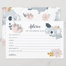 Whimiscal Koala Blume Ratschläge für Eltern