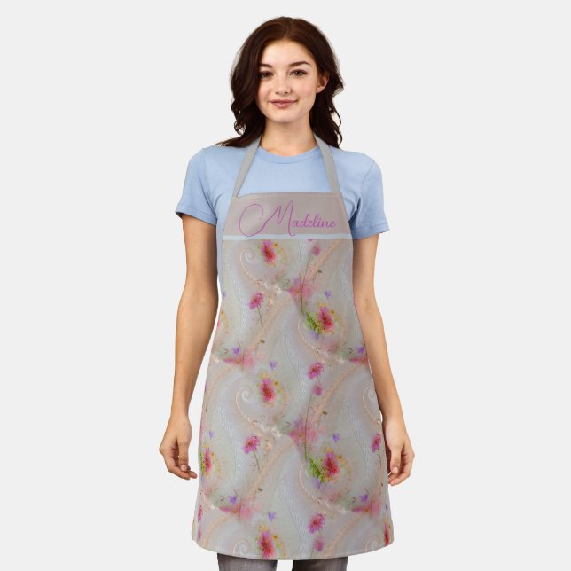 Whimsey Floral Jeden Anlaß Classic Schürze (Getragen)