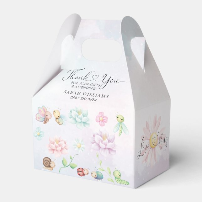 Whimsical A Little Liebe Bug Rainbow Geschenkschachtel (Vorderseite)