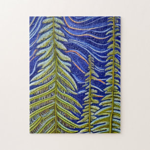 Whimsical Abstrakt Evergreens