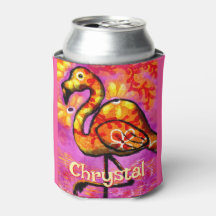 Whimsical Abstrakt Flamingo Bird Personalisiert