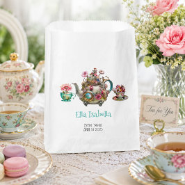 Whimsical Afternoon Tea Gastgeschenk Beutel Geschenktütchen