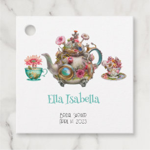 Whimsical Afternoon Tea Party Geschenkanhänger