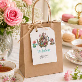Whimsical Afternoon Tea Party Geschenkanhänger