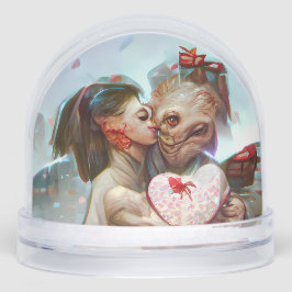 Whimsical Alien Romance Schneekugeln