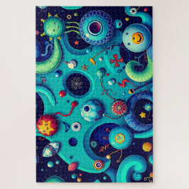 Whimsical Alien World - Bunte Weltraumkreaturen