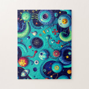 Whimsical Alien World - Bunte Weltraumkreaturen
