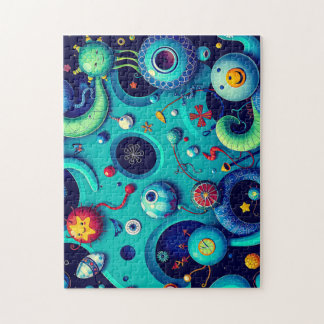 Whimsical Alien World - Bunte Weltraumkreaturen