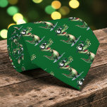 Whimsical Alligator Custom Necktie Tie Krawatte<br><div class="desc">A unique and eye-catching necktie featuring a charming alligator design. Perfect for adding a touch of personality and fun to any outfit. Ideal for those who appreciate quirky, one-of-a-kind accessories.</div>