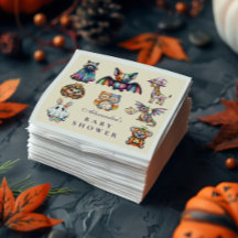 Whimsical Animal Halloween Baby Dusche