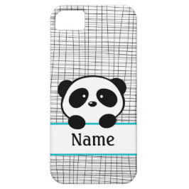 Whimsical Aqua Blue Personalisiert Panda title_seo2