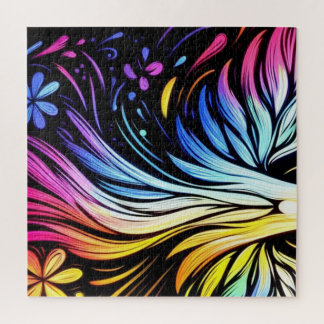 Whimsical Art auf einem großen 20x20" 676-Teile-Pu