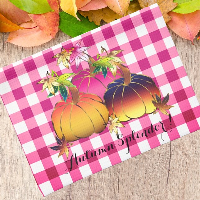 Whimsical Autumn Splendor Geschirrtuch (Von Creator hochgeladen)