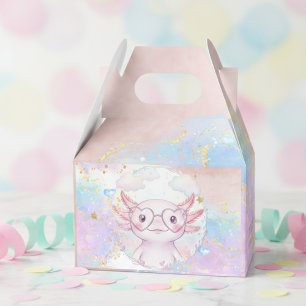 Whimsical Axolotl Kindergeburtstag Geschenkschachtel