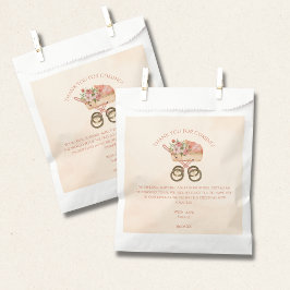Whimsical Baby Carriage Thank you Geschenktütchen